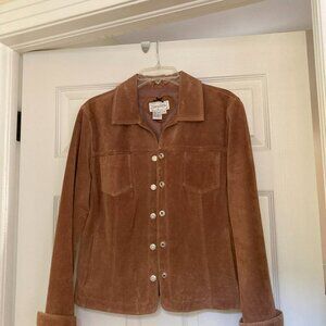 Live A Little 100% Suede Leather Jacket for Women - Mediem